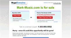 Desktop Screenshot of mark-music.com