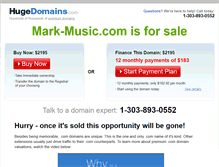 Tablet Screenshot of mark-music.com